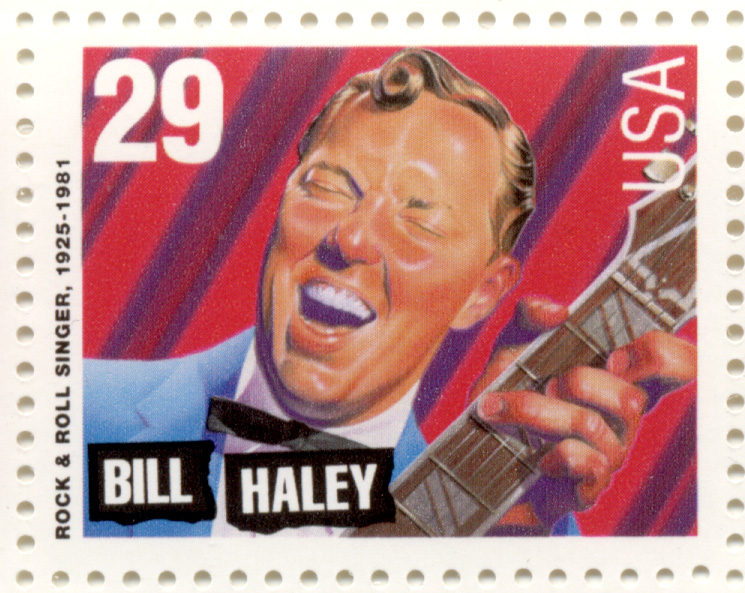 Scott 2725 Rock Roll and Rhythm Blues Bill Haley 29 Cent Stamp
