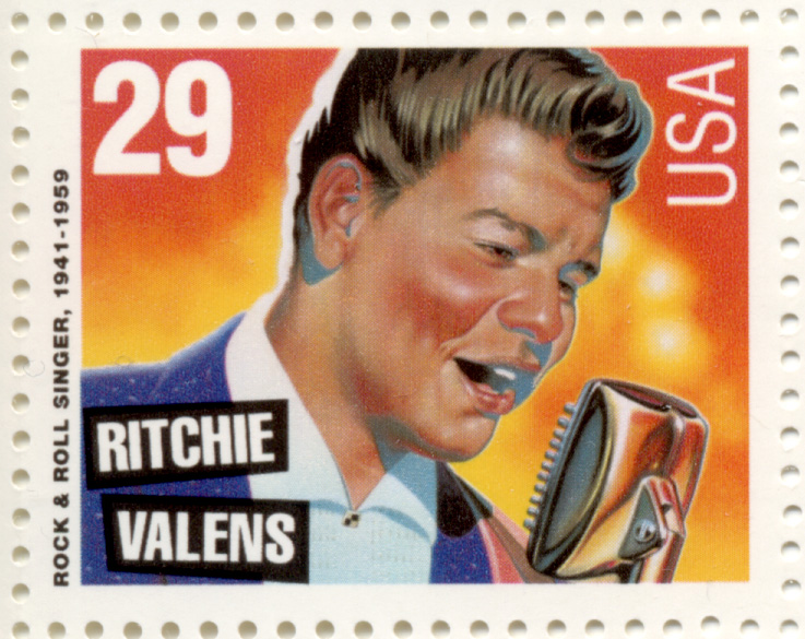 Scott 2727 Rock Roll and Rhythm Blues Ritchie Valens 29 Cent Stamp