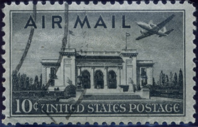 Scott C34 Pan American Union Building 10 Cent Airmail Stamp