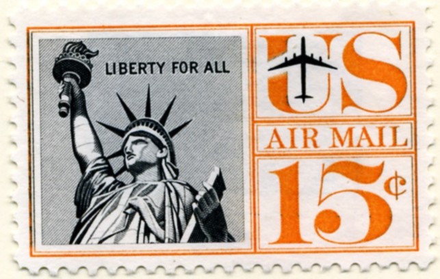 Scott C58 Statue of Liberty 15 Cent Airmail Stamp a