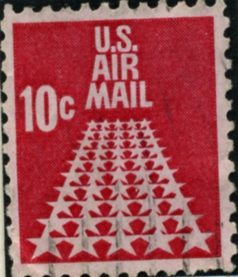 Scott C72 Runway of Stars 10 Cent Airmail Stamp