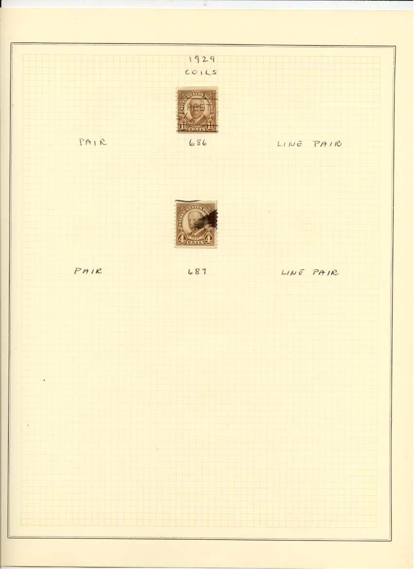 Postage Stamps Scott 686 and 687
