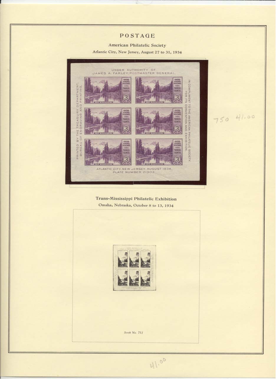 Postage Stamps Scott #750