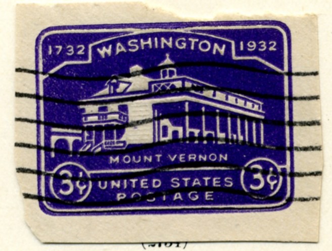 Scott U526 3Cent Envelope Stamp Mount Vernon George Washington Bicentennial Issue