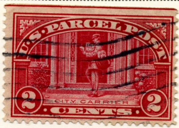 Scott Q2 2 Cent Parcel Post Stamp City Carrier