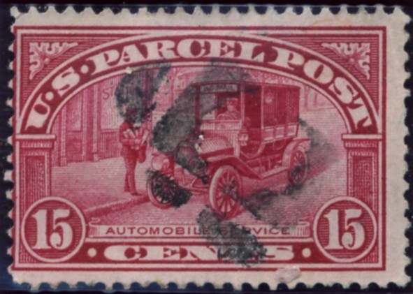 Scott Q7 15 Cent Parcel Post Stamp Mail Truck a
