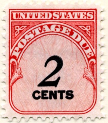 Scott J90 2 Cent Postage Due Stamp
