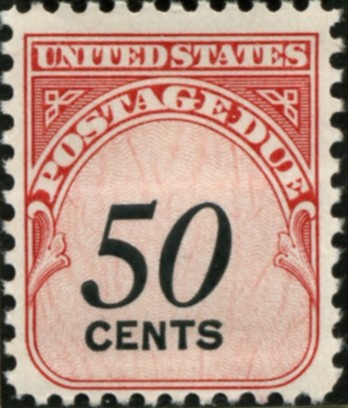 Scott J99 50 Cent Postage Due Stamp