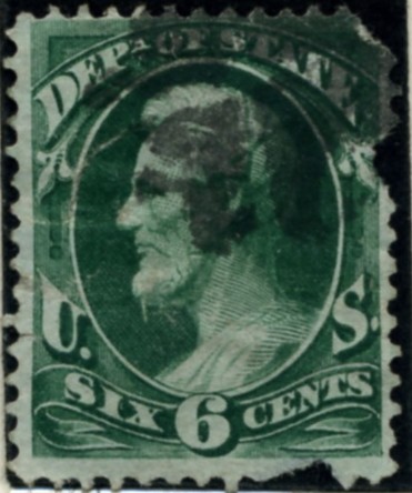 Scott O60 6 Cent Official Stamp State Department