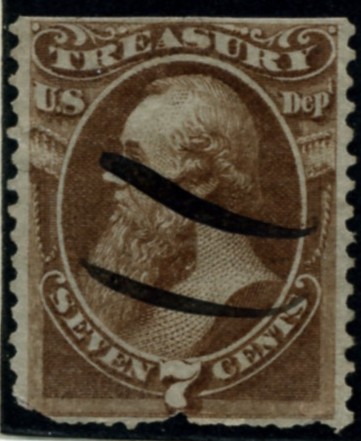 Scott O76 7 Cent Official Stamp Treasury Department