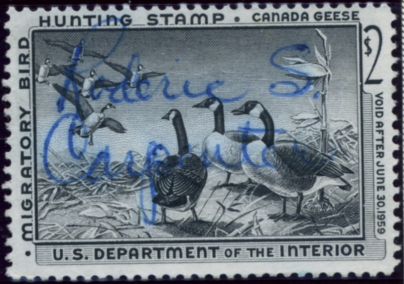 Scott RW25 2 Dollar Department of the Interior Duck Stamp Canada Geese