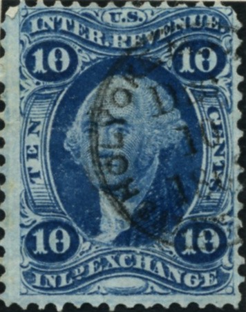 Scott R35 10 Cents Internal Revenue Stamp Inland Exchange