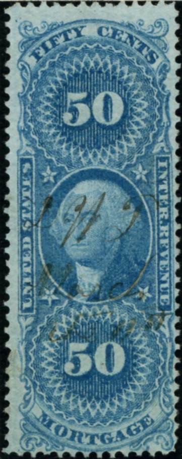 Scott R59 50 Cents Internal Revenue Stamp Mortgage