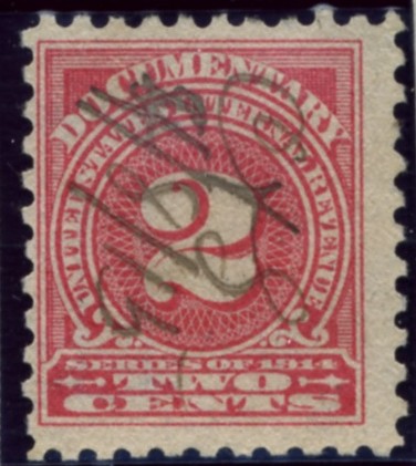 Scott R208 2 Cent Internal Revenue Documentary Stamp Watermarked USIR