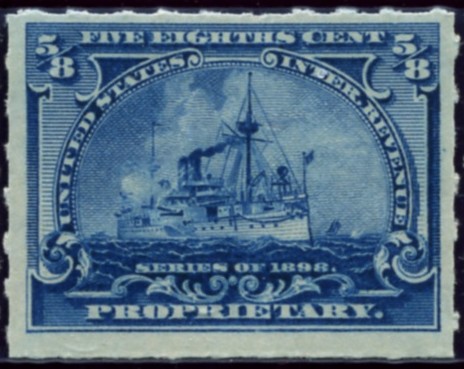 Scott RB23 5/8 Cent Internal Revenue Proprietary Stamp Watermarked USIR a