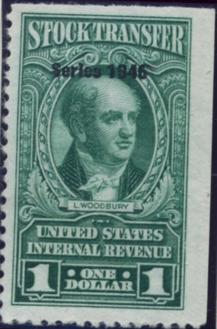  Scott RD219 1 Dollar Internal Revenue Stock Transfer Stamp