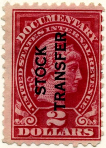 Scott RD31 2 Dollar Internal Revenue Stock Transfer Documentary Stamp Watermarked USIR