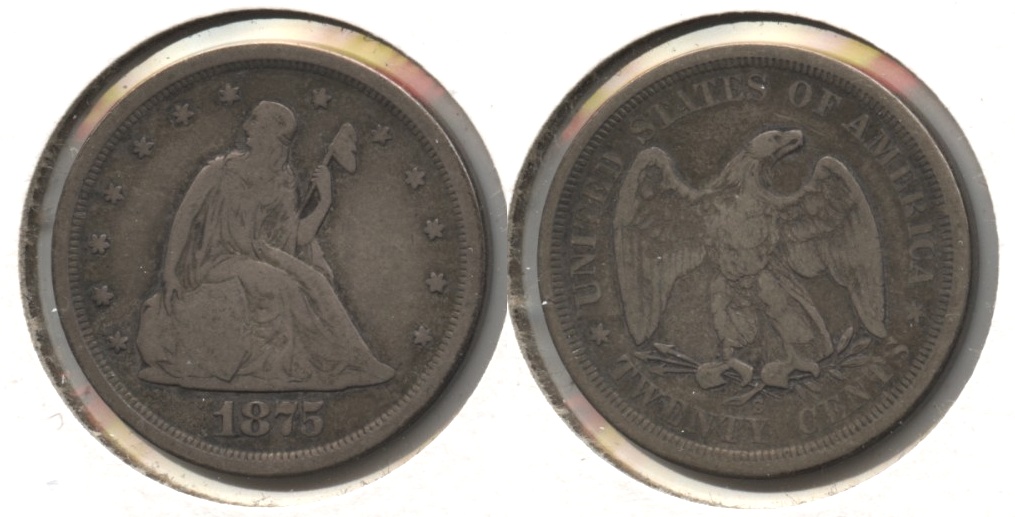 1875-S Twenty Cent Piece VG-10